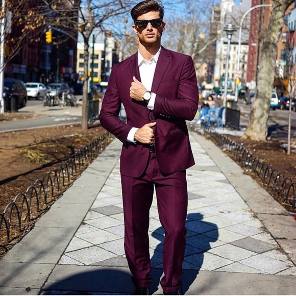 Suitable Other - Burgundy Suit